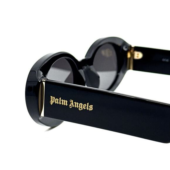 NEW Palm Angels Black Oval Sunglasses main image 12
